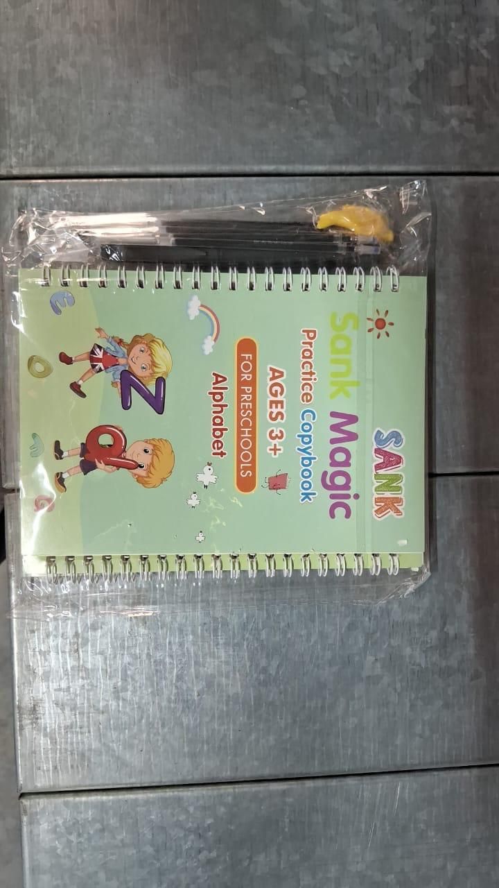 Sank Magic Copybook 4 BOOKS,1 PEN,1 GRIP,10 REFILL