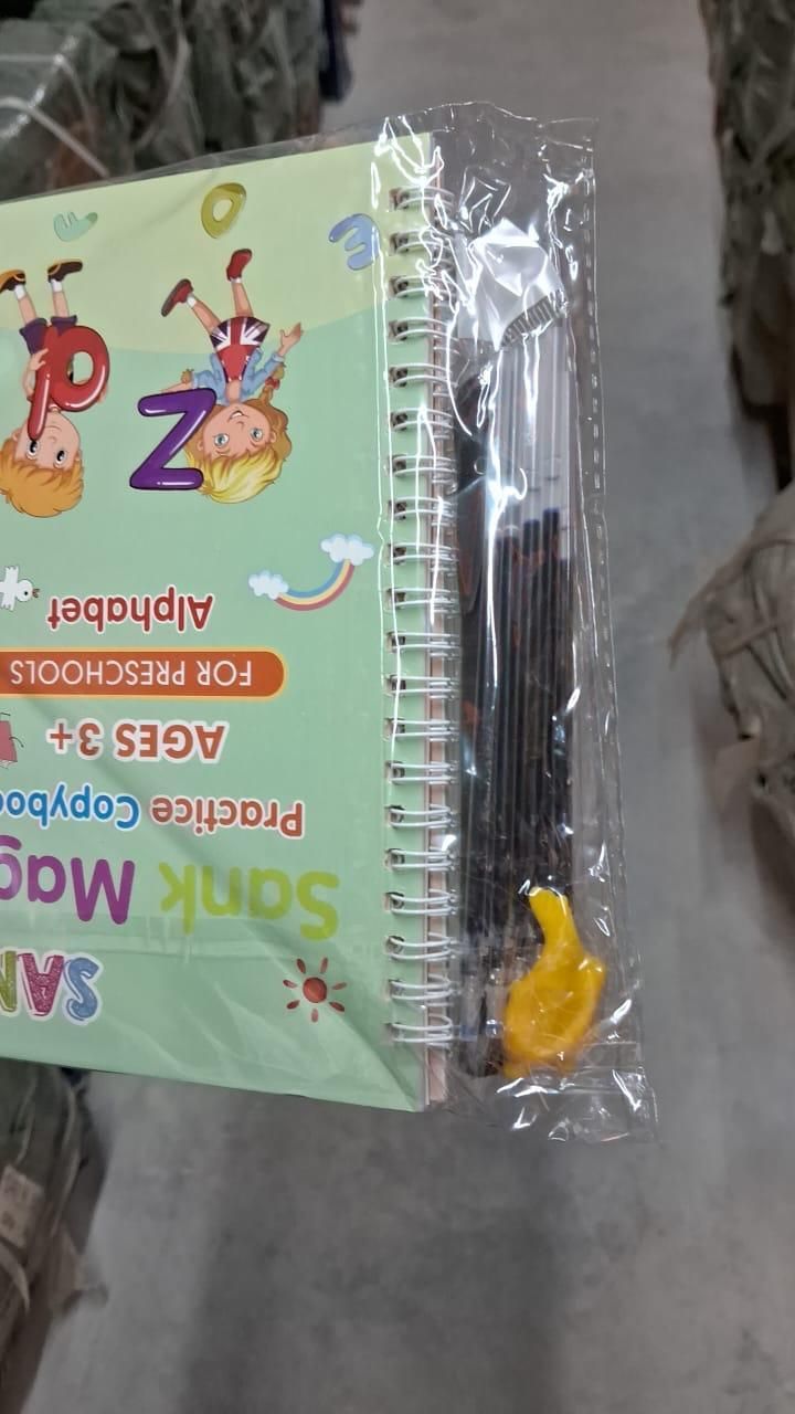 Sank Magic Copybook 4 BOOKS,1 PEN,1 GRIP,10 REFILL