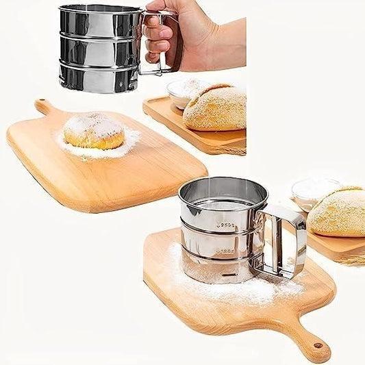 Large Capacity Flour Sifter-Atta Chhani for Baking
