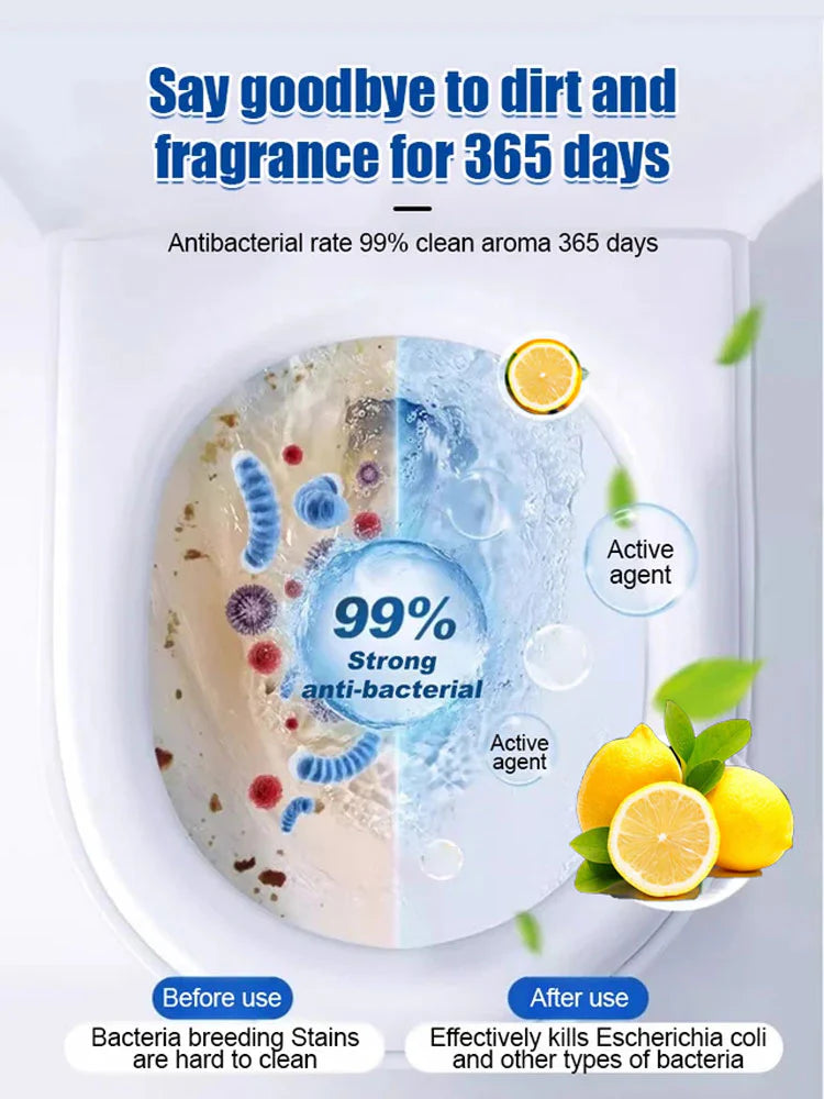 Toilet-Bathroom Cleaning Tablet-Effective Deodorizer Pack