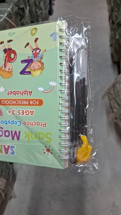 Sank Magic Copybook 4 BOOKS,1 PEN,1 GRIP,10 REFILL
